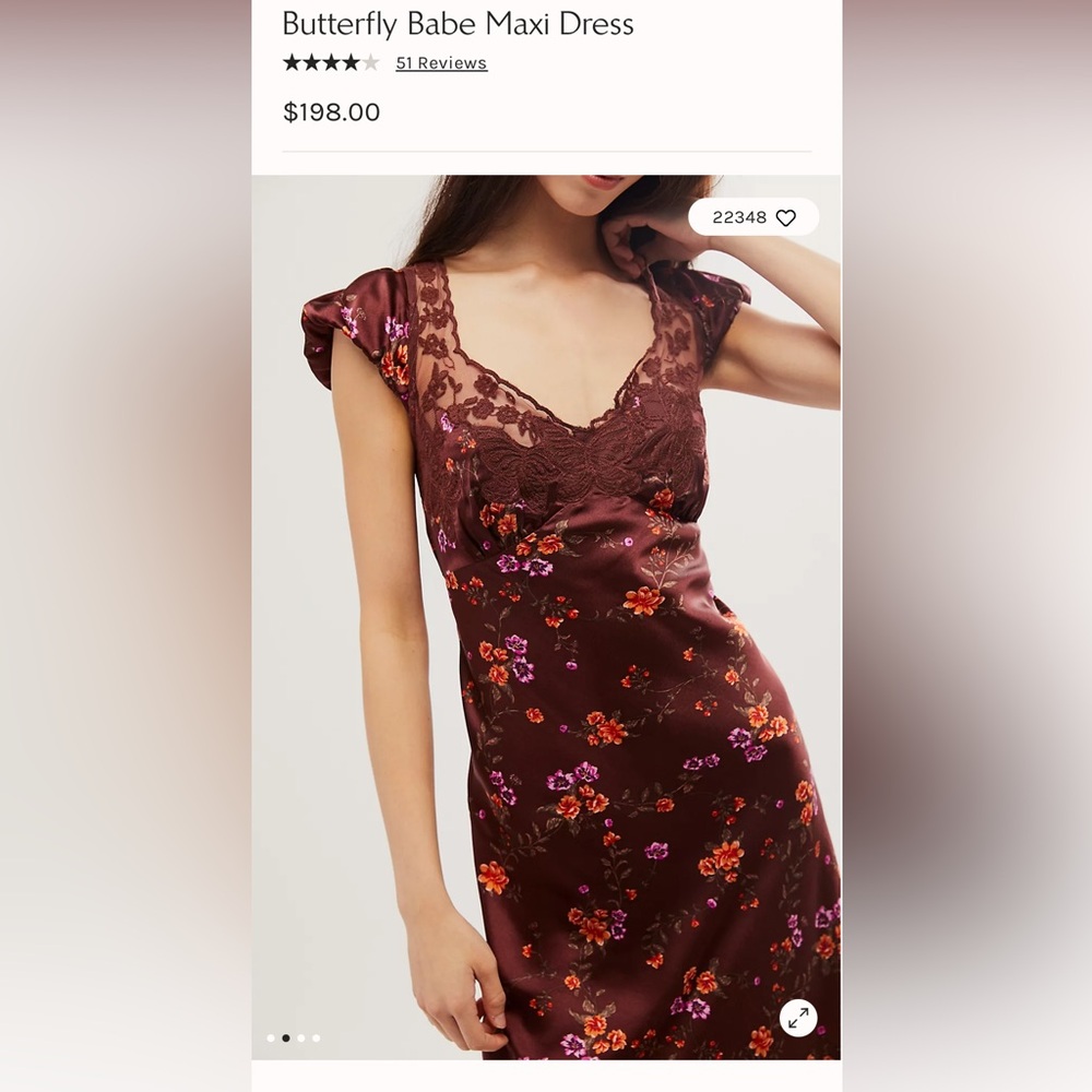 Free People Butterfly Babe Maxi Dress